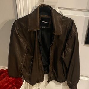 Pull & Bear Faux Leather Jacket